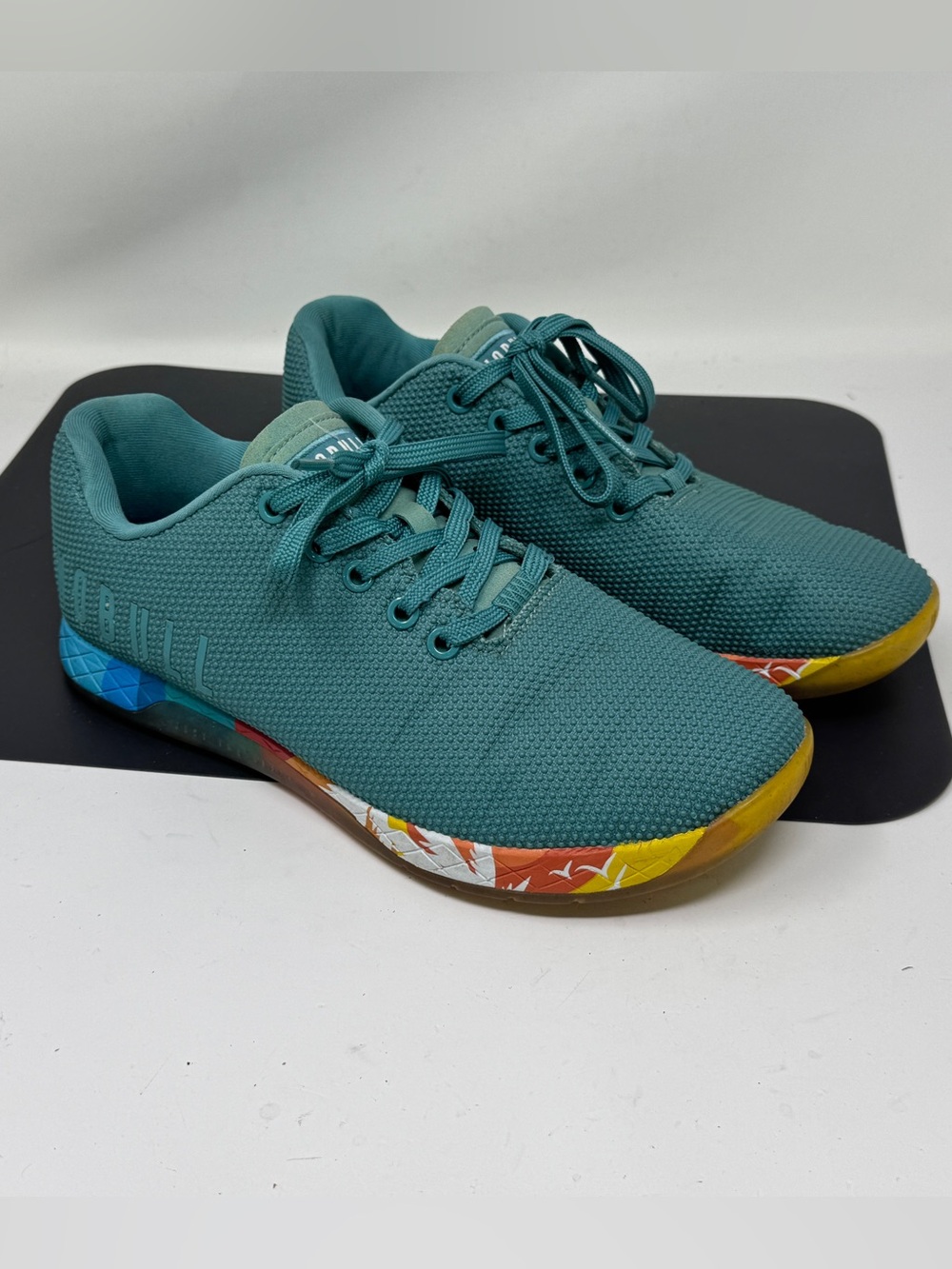NOBULL SuperFabric Trainer Shoes Size US Teal
Tropical Lagoon Sunrise men’s 7.5